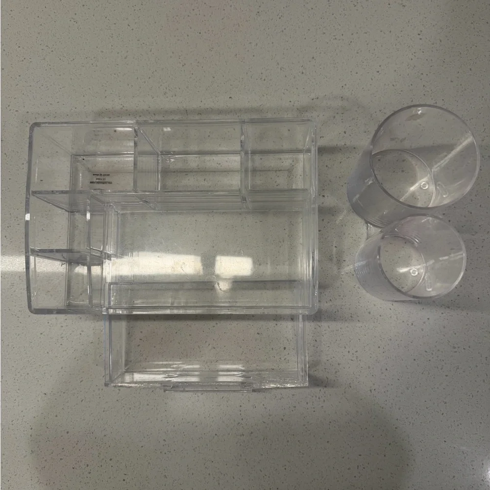 Clear Acrylic Organizer - Makeup & Office Storage